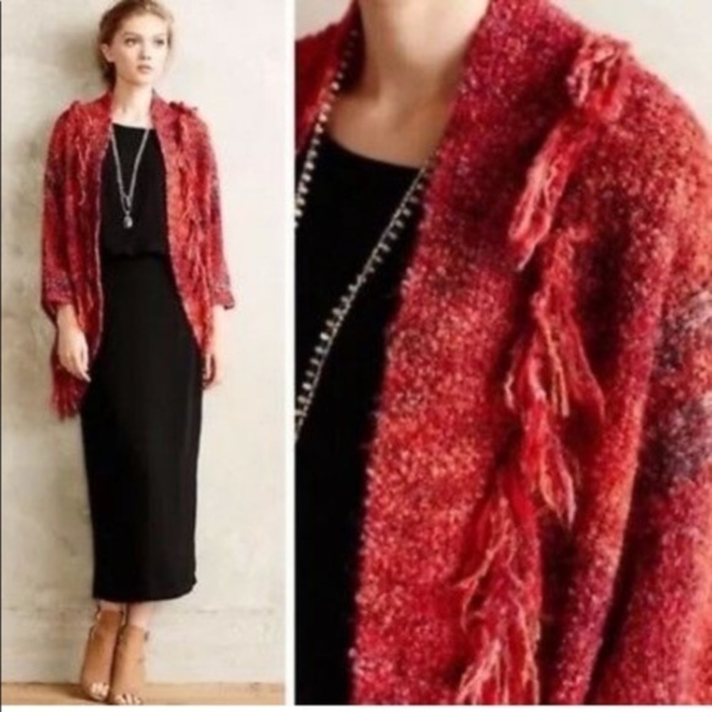 Anthropologie Sleeping on Snow Cocoon Cardigan Sm